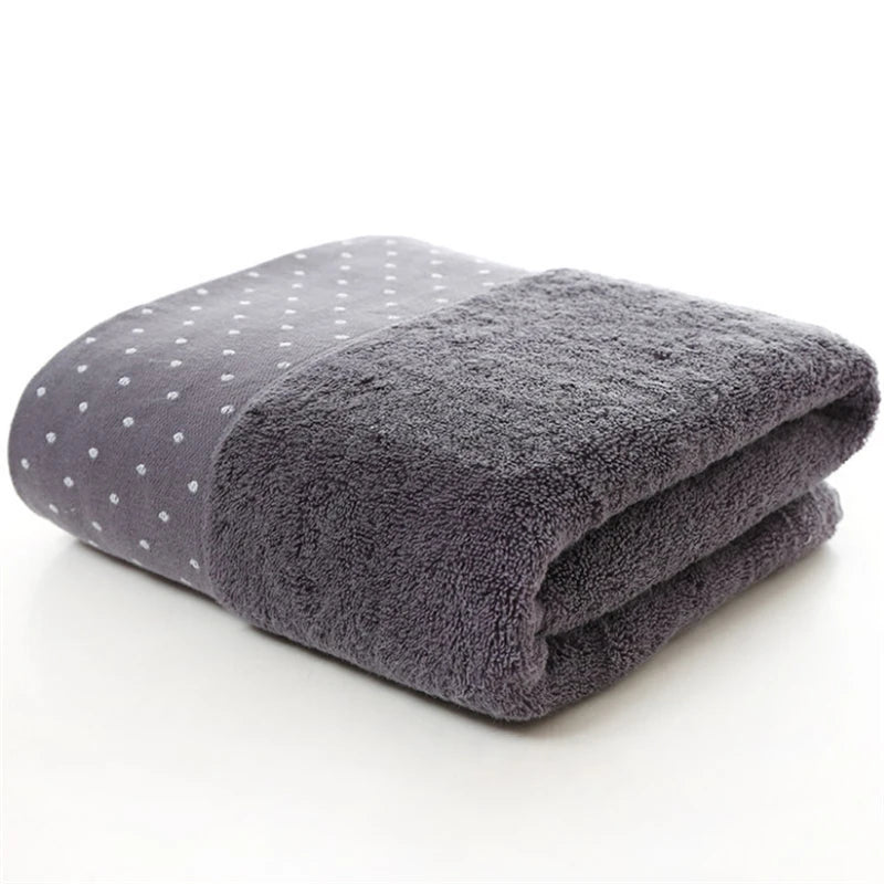 Ultra-Soft Pure Cotton Bath Towel – Large, Quick-Dry & Super Absorbent (35x75cm)
