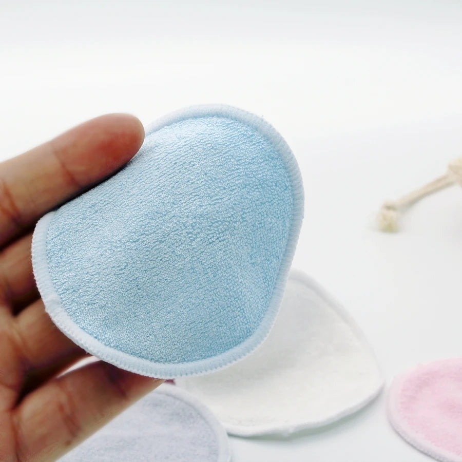 Reusable Bamboo Makeup Remover Pads – Eco-Friendly, Washable & Soft (12pcs + Bag)