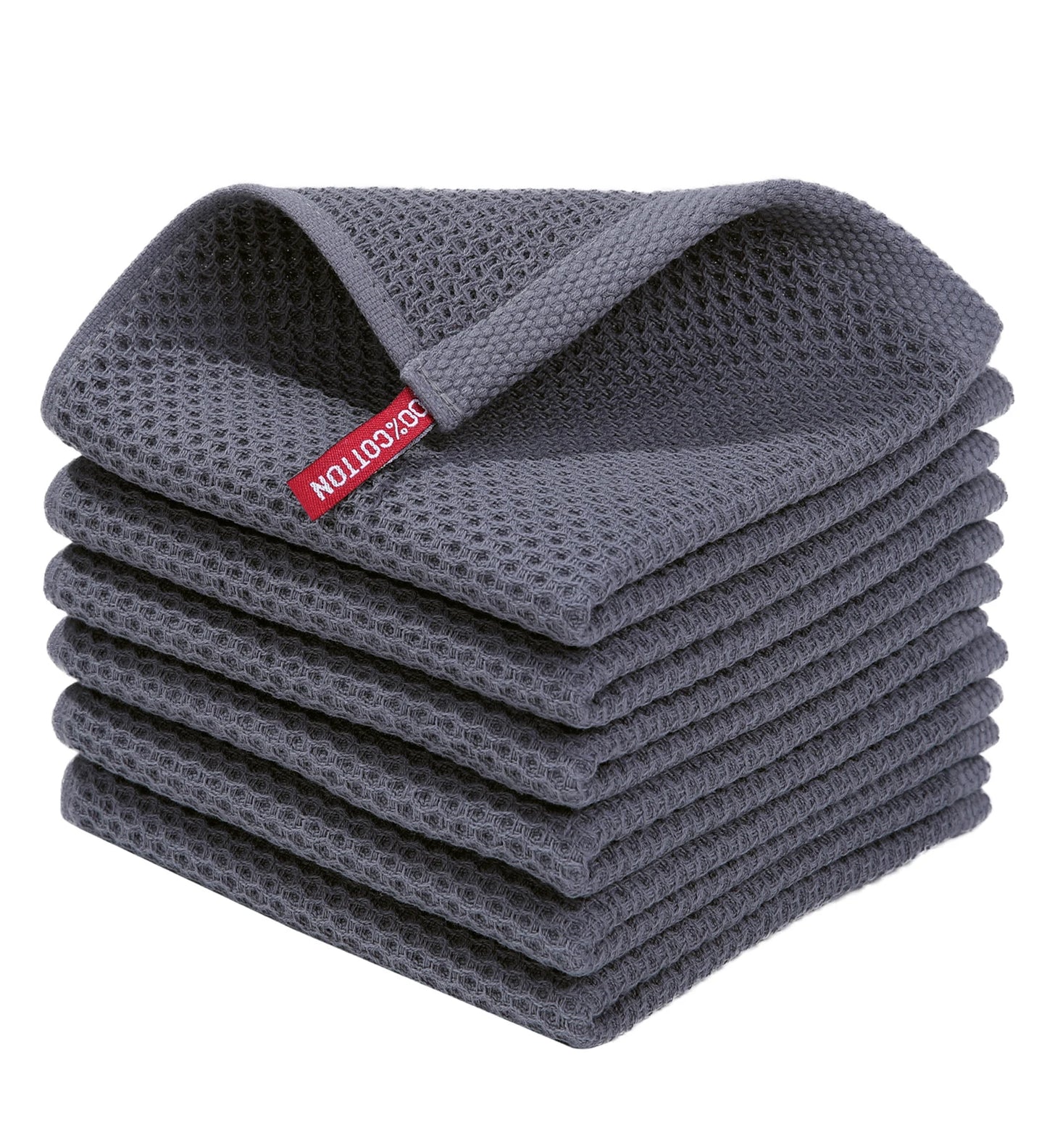 Premium Microfiber Kitchen Towels – Ultra Absorbent Waffle Weave Dish Cloths (4-Pack)