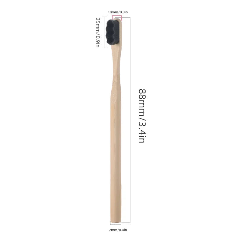 1 or 4pcs Bamboo Toothbrushes – Extra Soft & Eco-Friendly