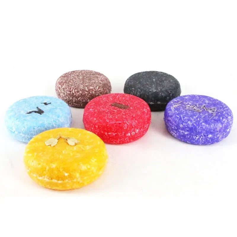 Handmade Solid Shampoo Bar – 100% Natural, Cold-Processed (12 Variants)