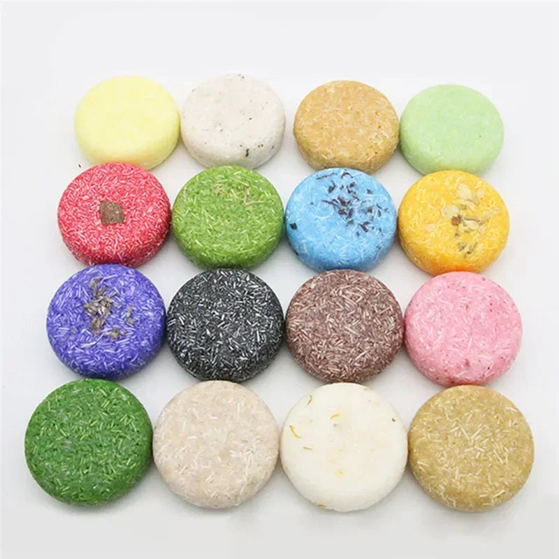 Handmade Solid Shampoo Bar – 100% Natural, Cold-Processed (12 Variants)