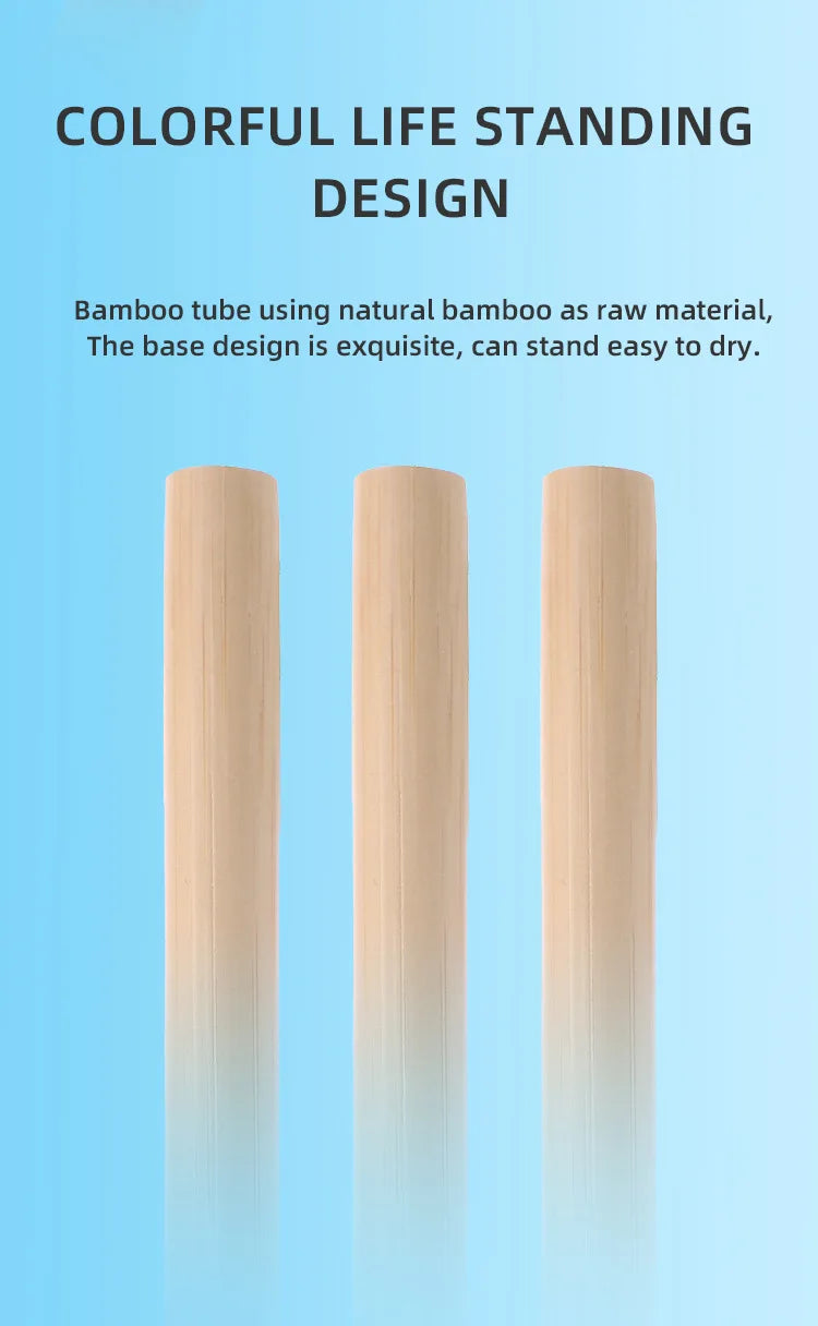 1 or 4pcs Bamboo Toothbrushes – Extra Soft & Eco-Friendly