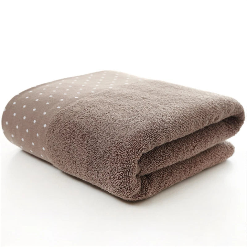 Ultra-Soft Pure Cotton Bath Towel – Large, Quick-Dry & Super Absorbent (35x75cm)