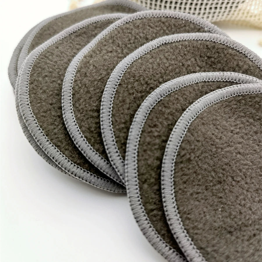 Reusable Bamboo Makeup Remover Pads – Eco-Friendly, Washable & Soft (12pcs + Bag)