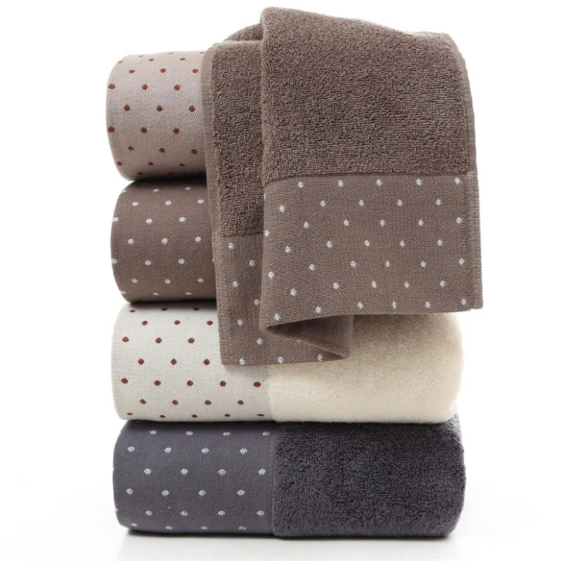 Ultra-Soft Pure Cotton Bath Towel – Large, Quick-Dry & Super Absorbent (35x75cm)