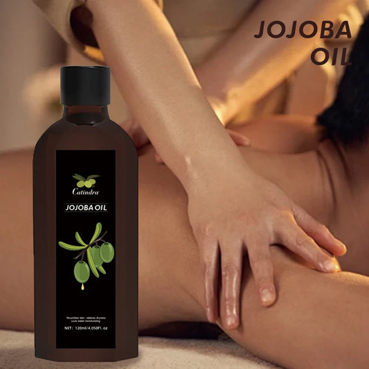 Jojoba Oil 120ml – Natural Moisturizing Body & Face Oil | Skin Firming, Massage, SPA Care