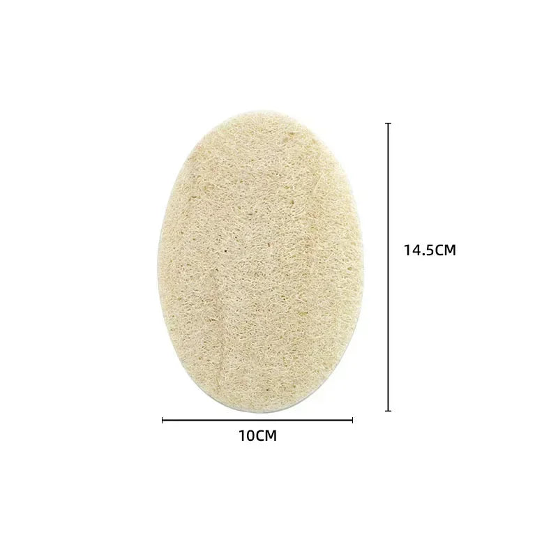 Natural Loofah Sponge – Eco-Friendly Dish Washing & Cleaning Pad (3–10pcs)