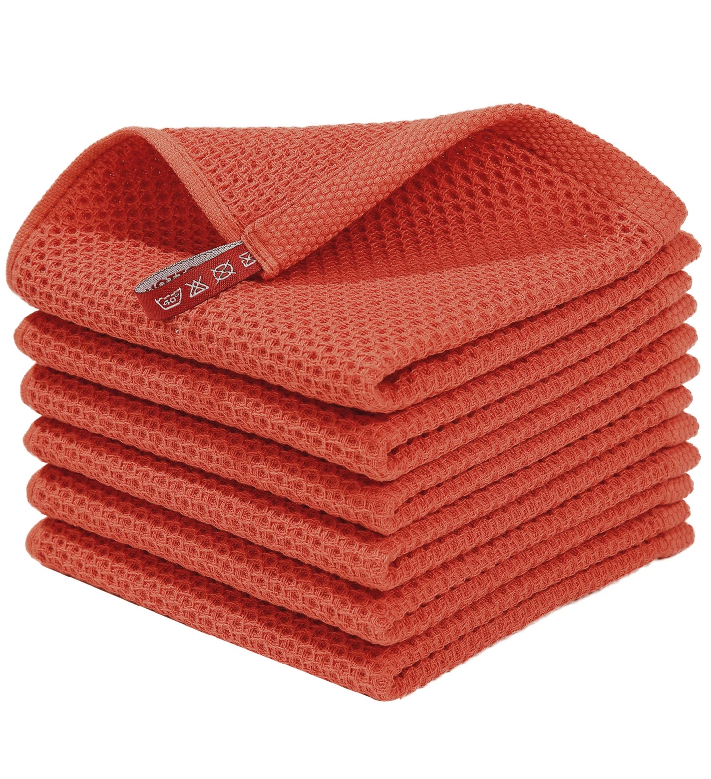 Premium Microfiber Kitchen Towels – Ultra Absorbent Waffle Weave Dish Cloths (4-Pack)
