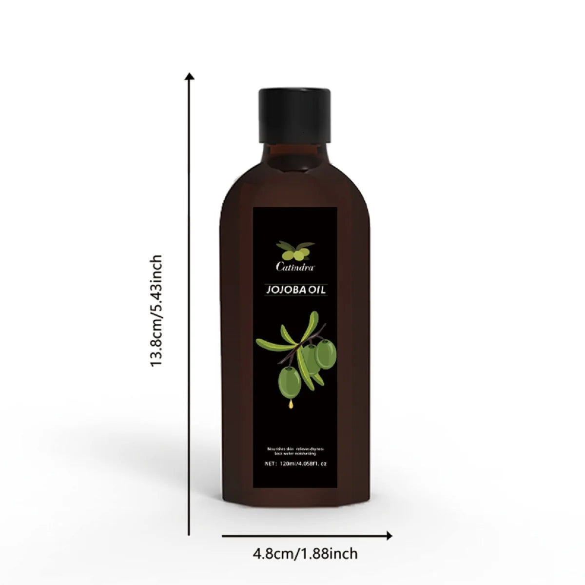 Jojoba Oil 120ml – Natural Moisturizing Body & Face Oil | Skin Firming, Massage, SPA Care