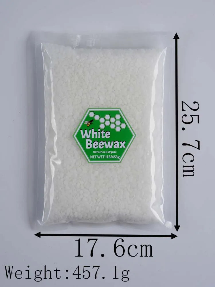 Natural Beeswax Pellets – Yellow or White – 1LB | DIY Candle & Skincare Making