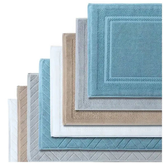 Luxury Cotton Bath Mat – Absorbent Floor Towel for Bathroom & SPA | Soft, Non-Slip, Machine Washable