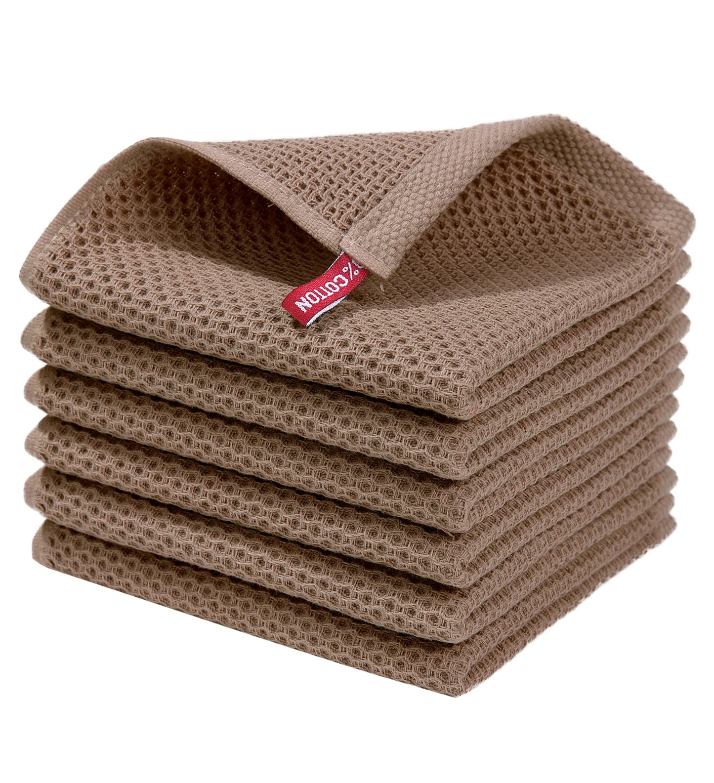 Premium Microfiber Kitchen Towels – Ultra Absorbent Waffle Weave Dish Cloths (4-Pack)